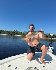 Person fishing in Port St. Joe
