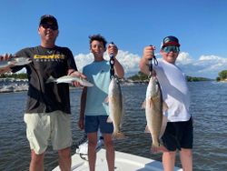 3 redfish caught on fishing trip in Port St. Joe