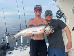 Two anglers fishing in NY