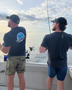 Single angler fishing in Oswego