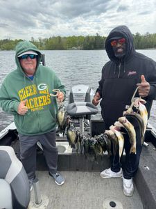 Two anglers fishing in Wisconsin