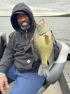 Two people fishing in Crandon
