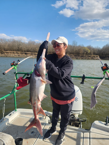 One angler fishing in Wagoner