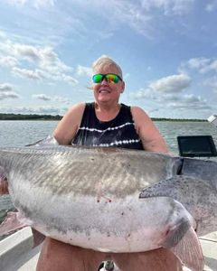Angler enjoying a day of fishing in Wagoner