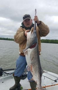 Angler fishing in Wagoner