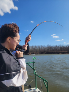 Person fishing in OK