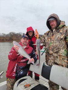 Two big fish caught while fishing in OK
