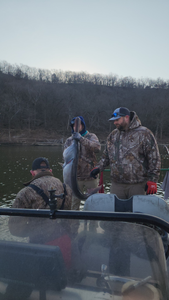 Angler fishing in OK with great technique