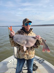 White catfish caught while fishing in Wagoner