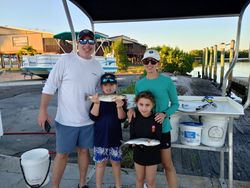 Four anglers fishing at St Marks