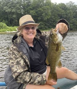Smallmouth Bass caught while fishing in Poland