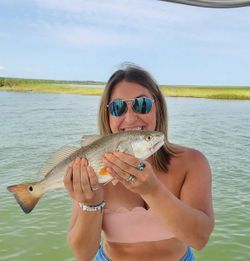 Redfish caught on a fishing excursion in VA