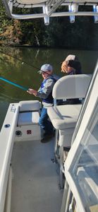 Angler fishing on the water in Reedville