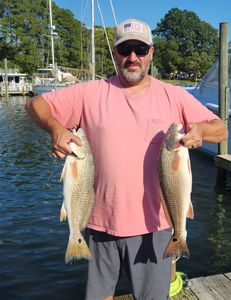 Two redfish caught in VA