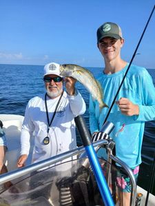 Two people fishing in Steinhatchee