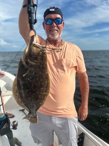 Stuffed flounder for dinner!