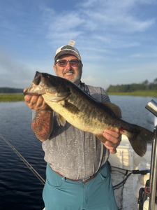 Steinhatchee's finest Largemouth Bass, caught on a cloudy day!