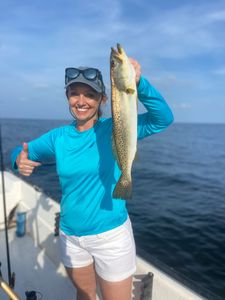 Spotted Weakfish caught in Steinhatchee