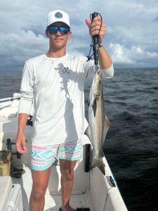 Angler with large 30-inch fish caught while fishing in Steinhatchee