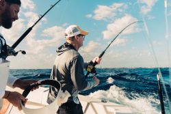 Two anglers fishing in Florida