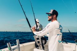 Angler fishing alone in Florida