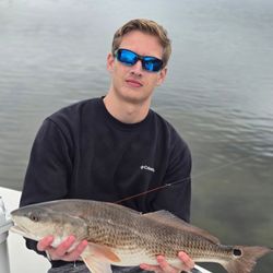 Sunrise, sea, and Redfish! 