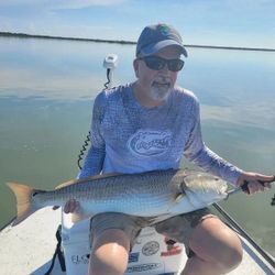 Redfish caught by angler at New Smyrna Beach