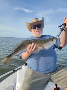 Spotted Weakfish, 27-inch, fishing in FL