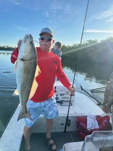 Angler fishing at New Smyrna Beach
