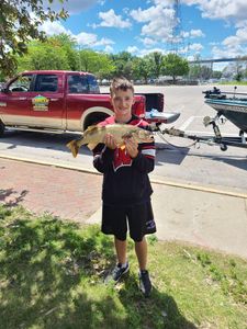 Walleye fishing is strong on this young one!