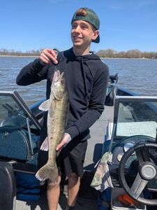 Pike-Perch caught while fishing in Sturgeon Bay