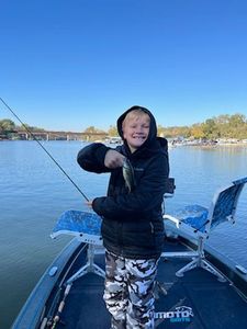 Person fishing in Kimberling City