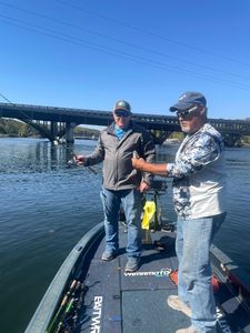 Two people fishing in Missouri