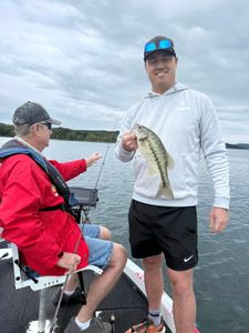 Two people fishing in Kimberling City