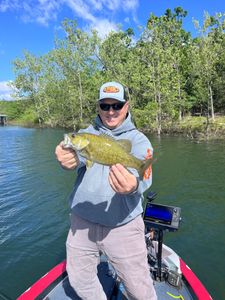Guadalupe Bass caught while fishing in Kimberling City