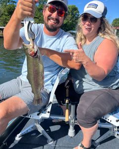 Rainbow trout fishing in MO