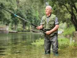 Man fishing in Florida