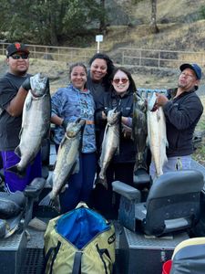4 chinook salmon and bluefish, fishing in Pasco