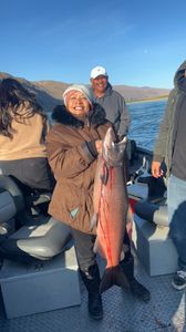 Two people fishing in WA