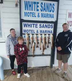 6 fish caught while fishing in TX