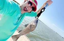 One angler fishing on South Padre Island