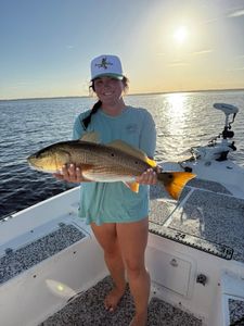 Fisherman enjoys scenic view in NC