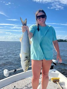 A person fishing in North Carolina