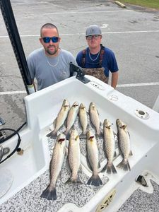 8 spotted weakfish caught while fishing in North Carolina