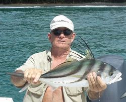 Angler fishing in Galveston, Texas