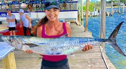 King Mackerel, a big fish caught while fishing in TX