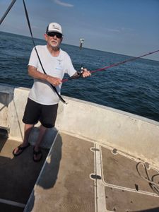 Person fishing in Texas