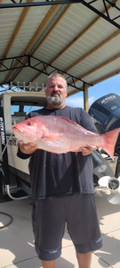 Angler with a big fish in Panama City
