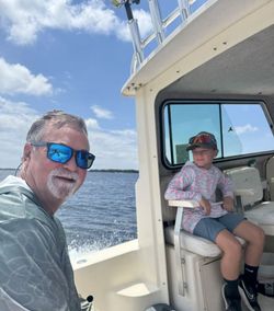 Two people fishing in Florida