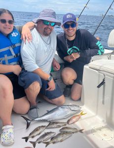 5 little tunny fish caught in FL